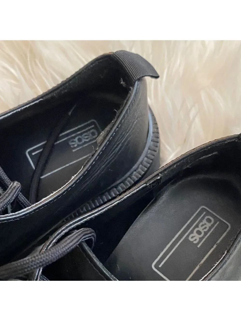 ASOS Black platform Men's Shoes